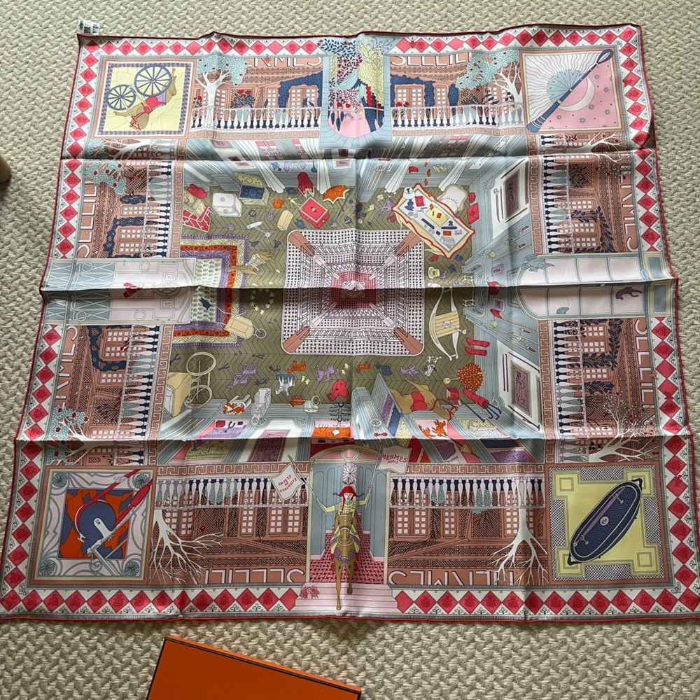 Hermes scarf Objets de Curiosite Silk Scarf w/ Tags
 - objects of curiosity NWT